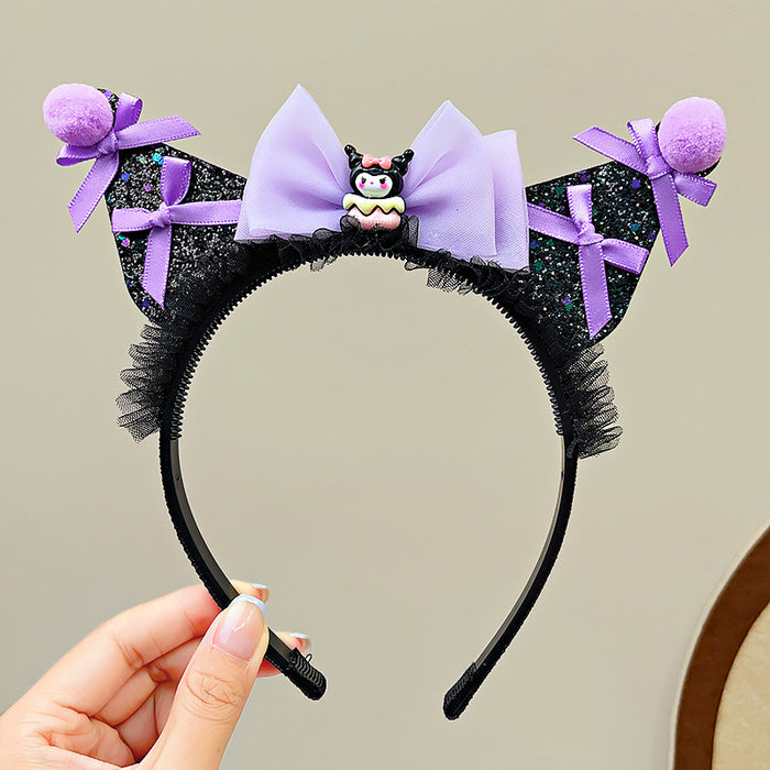 Wholesale 3D Ear Bow Fabric Headband JDC-HD-HengX004