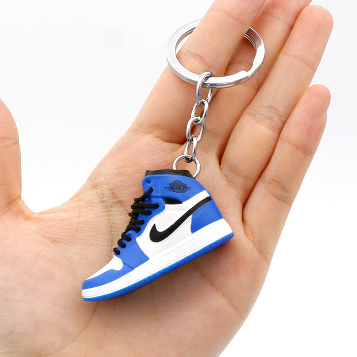 Wholesale PVC Mini Basketball Shoe Keychain JDC-KC-QLPing008