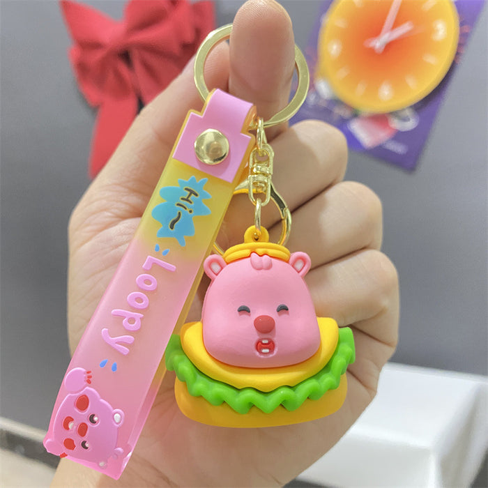 Wholesale PVC Cartoon Doll Keychain JDC-KC-WuYi017