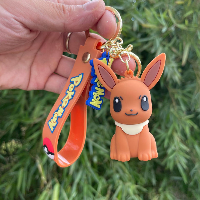 Wholesale PVC keychain, cute anime couple keychain, women's handbag pendant, car accessories wholesale