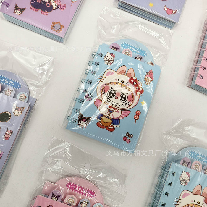 Wholesale A7 Cute Cartoon Flip-Top Spiral Notebook for Students