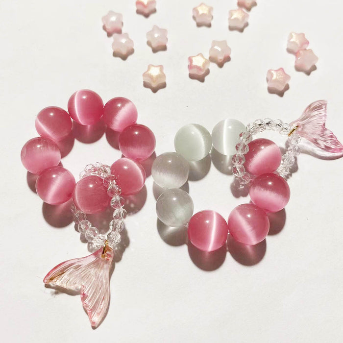 Wholesale Mermaid Wrap Finger Soft Hand Twist Rosary Beads Handheld Bestie Gift