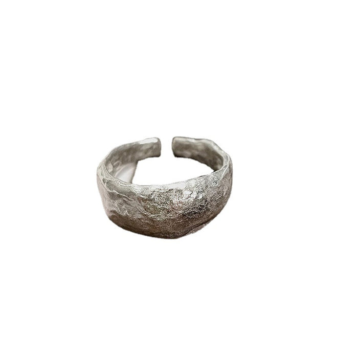 Wholesale Pure silver handmade collection, niche design, high-end feel, versatile fashion ring