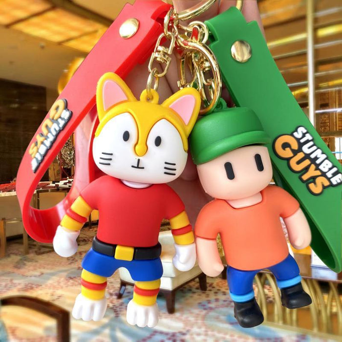 Wholesale Silicone Cartoon Keychain JDC-KC-MingT236