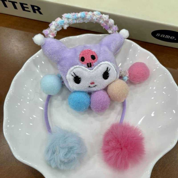 Wholesale High-value Wool Children' s Rubber Tendons Hair Scrunchies