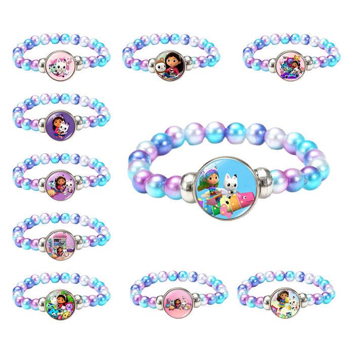 Wholesale Dollhouse  Colorful Beads Bracelet