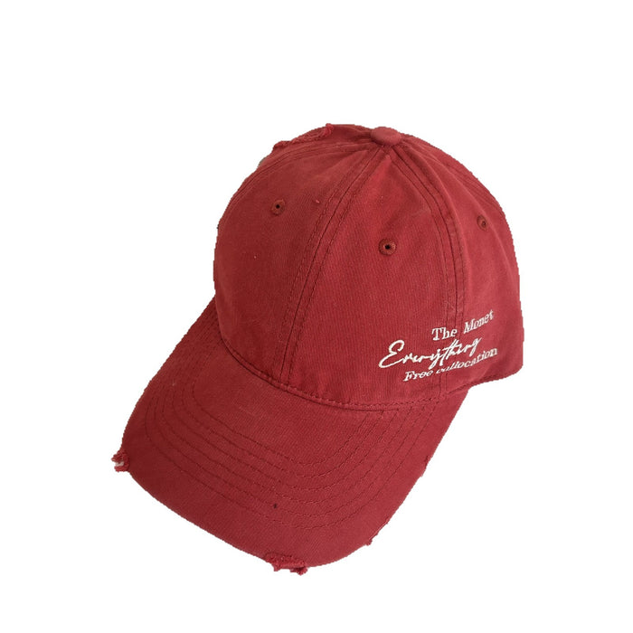Wholesale New side letter quick drying baseball cap, sun shading and breathable outdoor hiking duckbill cap, casual cap