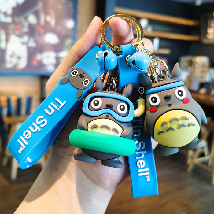 Wholesale Cartoon Doll 3D Rubber Keychain JDC-KC-Tingm074