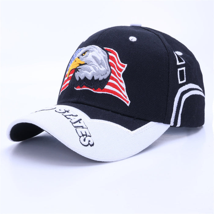 Wholesale Stylish Men S Embroidered Eagle Baseball Cap Sun Hat For Spring Autumn Casual Wear