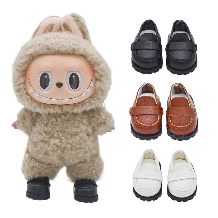 Wholesale cloth leather shoes 8 BJD baby shoes 10CM cotton doll Lingna  pendant baby clothes