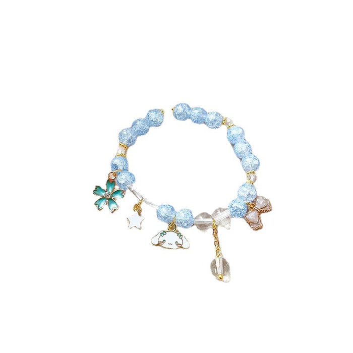 Wholesale Crystal Bracelet Pendant Beaded Bracelet Cute and Sweet Girlfriend Gift