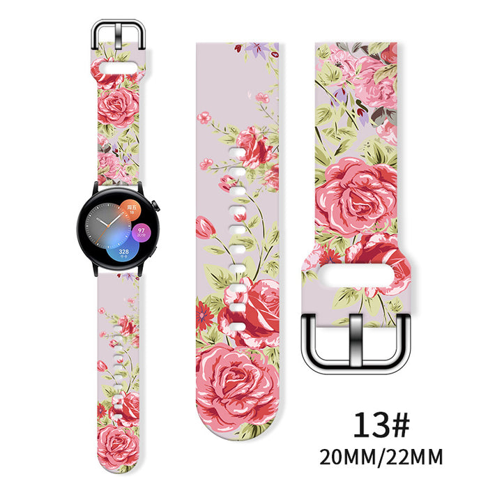 Wholesale Printed  Tpu Watch Strap Wrist Strap JDC-WD-NuoQi085