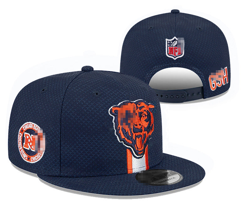 Wholesale Outdoor Sun Protection Sun Hat  Embroidered Flat Hat Football Team Hat