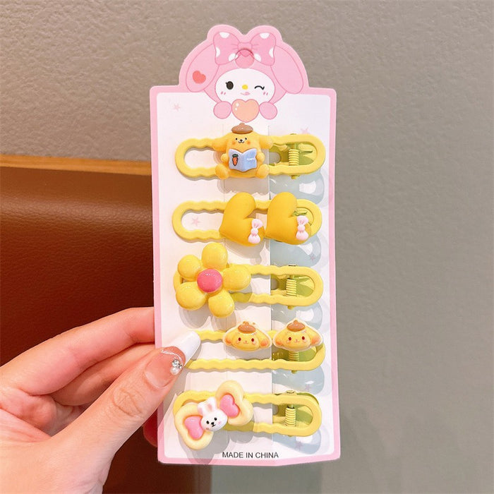 Wholesale Cartoon Hair Clips for Kids Cute Plastic Resin Hair Accessory for Gift or Resale