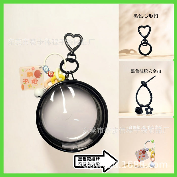 Wholesale The display bag PVC transparent bag badge storage bag