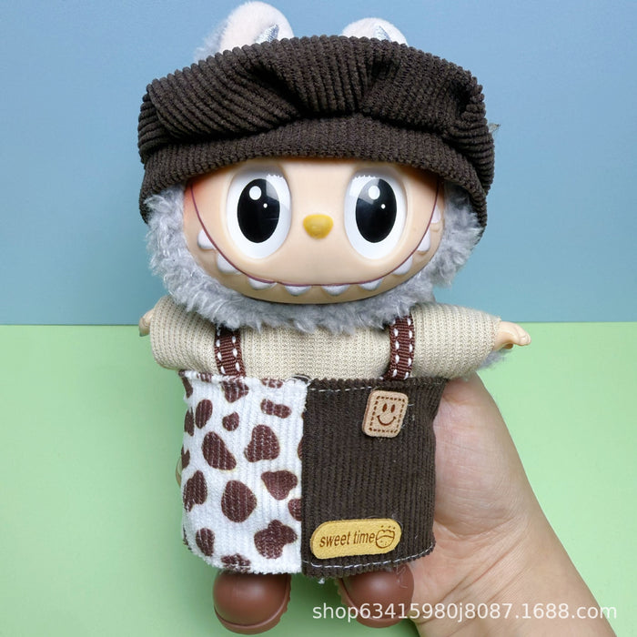 Wholesale Doll clothes can be worn and replaced with plush clothes and accessories