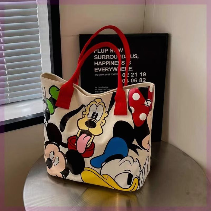 Wholesale Canvas bag capacity bag new commuting cartoon