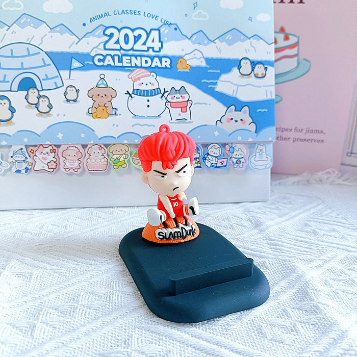 Wholesale PVC Cartoon Doll Mobile Phone Holder JDC-PS-MingT007