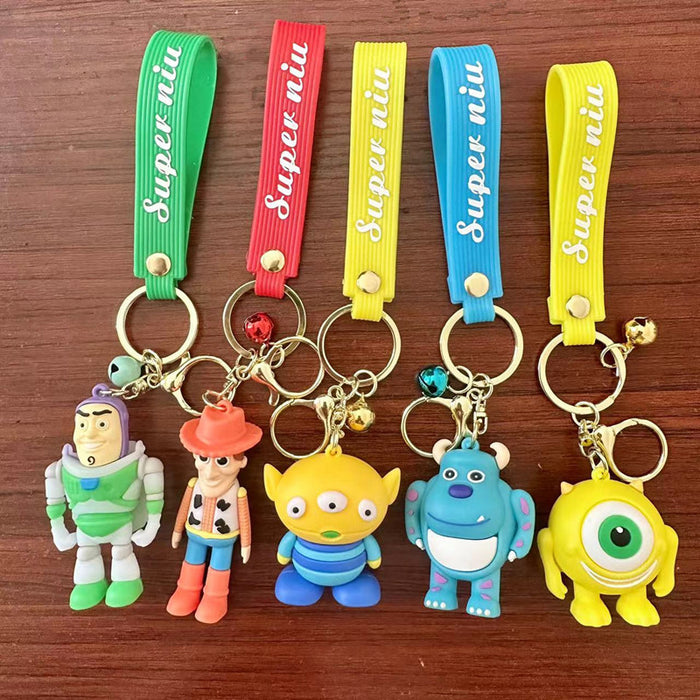 Wholesale Cartoon Doll Silicone Keychain JDC-KC-HongSheng002