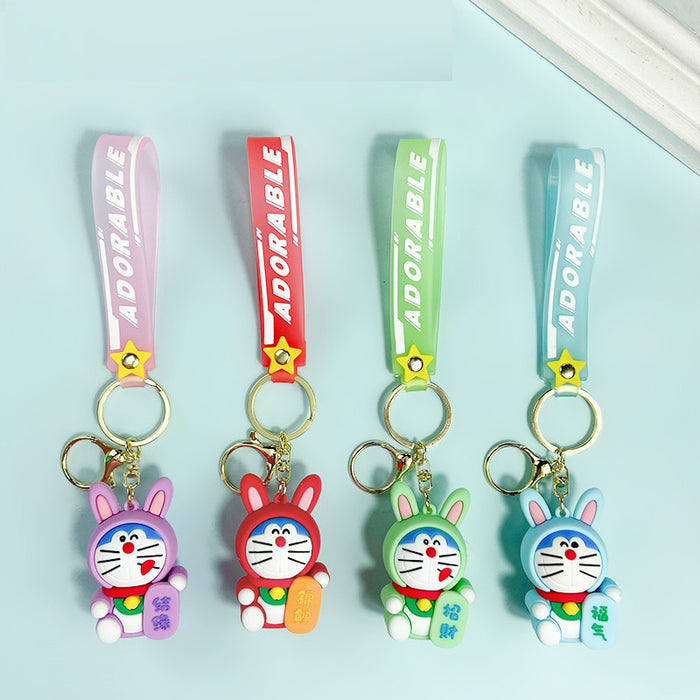 Wholesale PVC Cartoon Doll Keychain JDC-KC-WuYi186