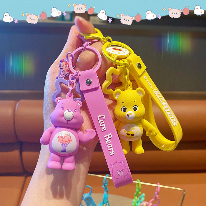 Wholesale Care Bears 3D Resin Keychain JDC-KC-NiuG001