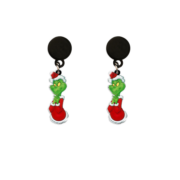 Wholesale Christmas Acrylic Earrings and Earrings JDC-ES-XiangL055