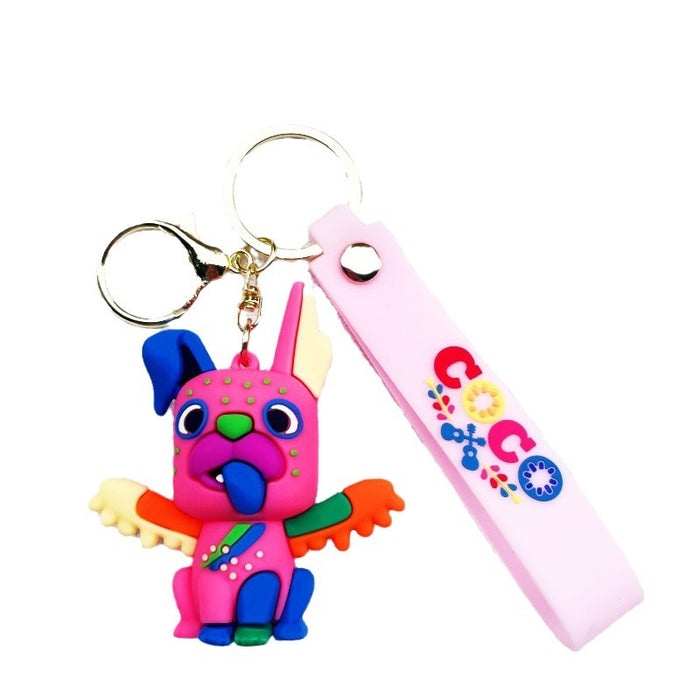 Wholesale PVC Cartoon Doll Keychain JDC-KC-WuYi183