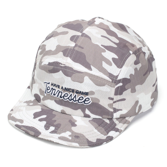 Wholesale Trendy Lightweight Plaid Camouflage Baseball Cap with Letter Embroidery Summer Street Fashion Accessory