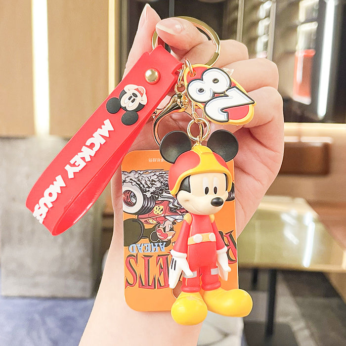 Wholesale Creative Cartoon 3D Doll Silicone Keychain JDC-KC-BenX006