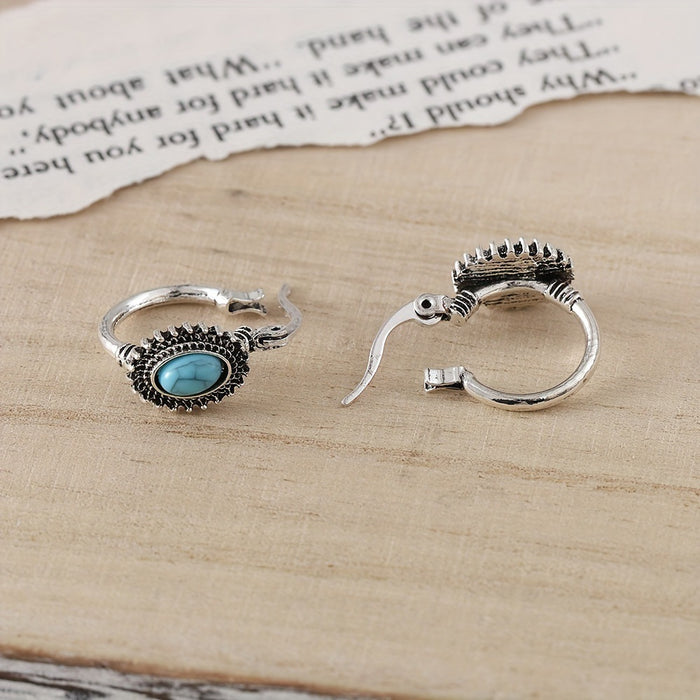 Wholesale Fashion Vintage Turquoise Earrings