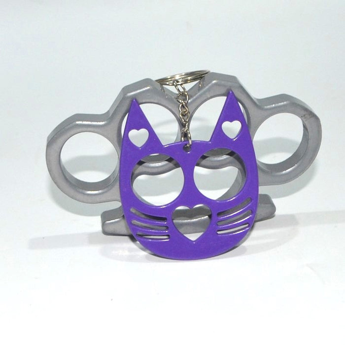 Wholesale Aluminum Alloy Multifunctional Love Cute Cat Keychain JDC-KC-KB021