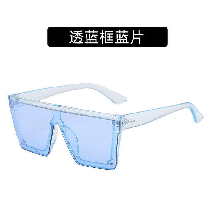 Venta al por mayor Cuadrado Clavos de arroz Lentes de una pieza Gafas de sol Male JDC-SG-XIA019
