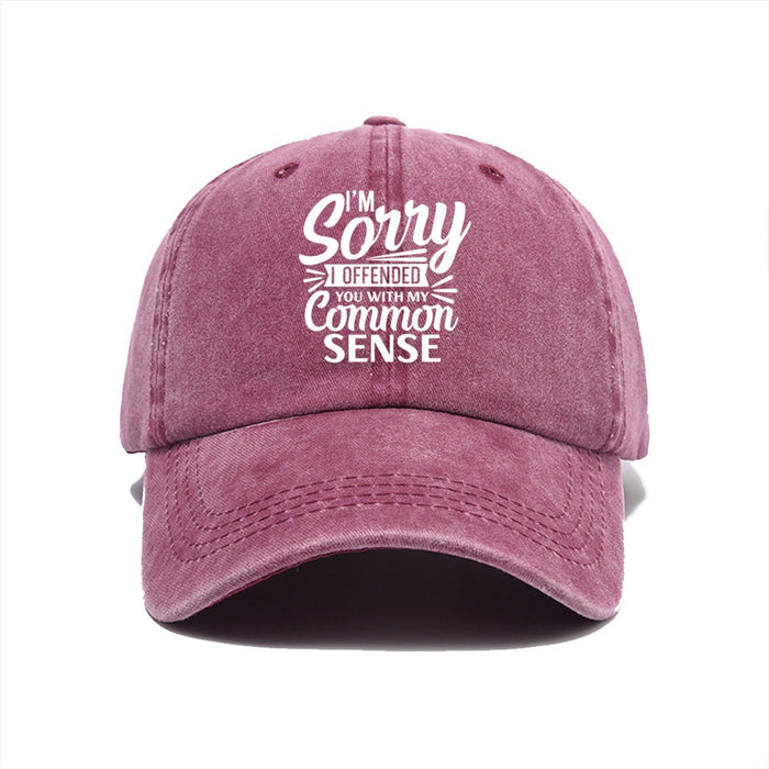 Wholesale New letter baseball cap with personalized curved roof and dome sunshade hat