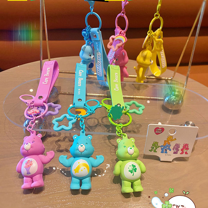 Wholesale Care Bears 3D Resin Keychain JDC-KC-NiuG001