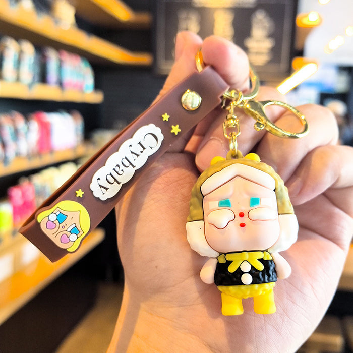 Wholesale  Silicone Keychain Cartoon Pendant Car Key Accessory