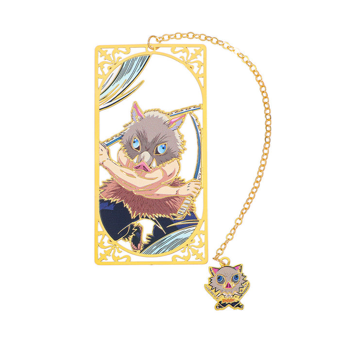 Wholesale Creative Anime Character Design Hollow Brass Metal Bookmark