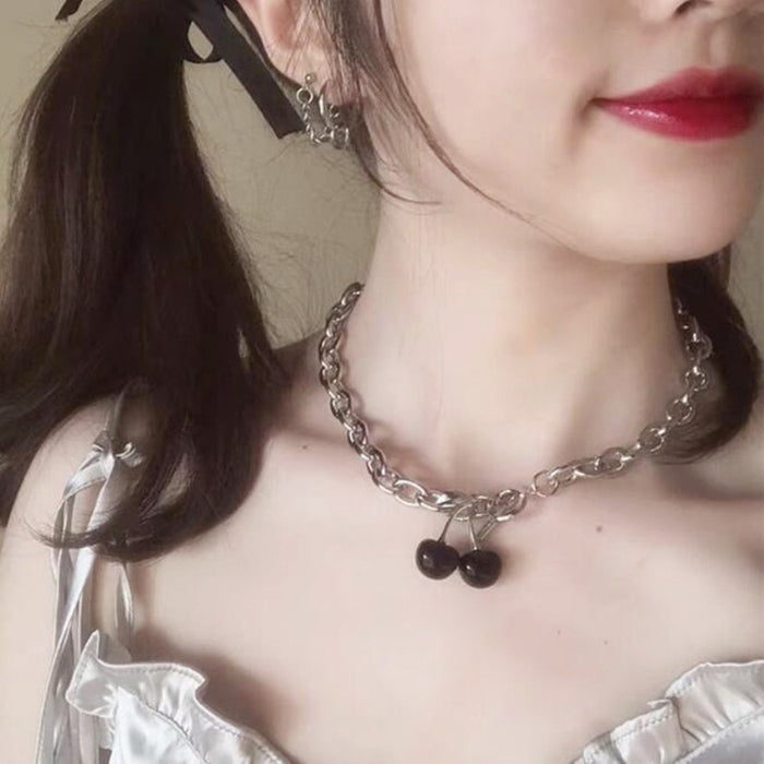 Wholesale Titanium steel necklace versatile high-end sweater chain accessories collarbone chain accessories