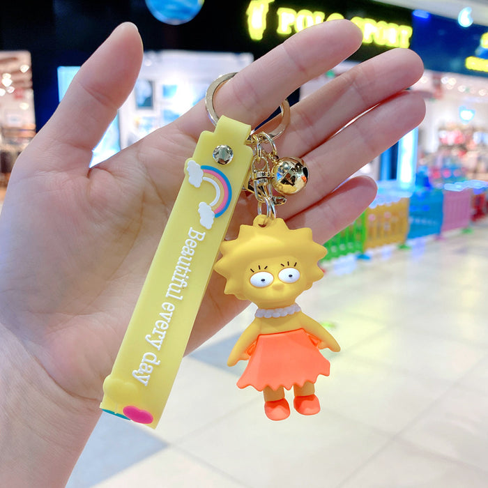 Wholesale Cartoon pvc Keychain Creative Car Keychain Cute Keychain