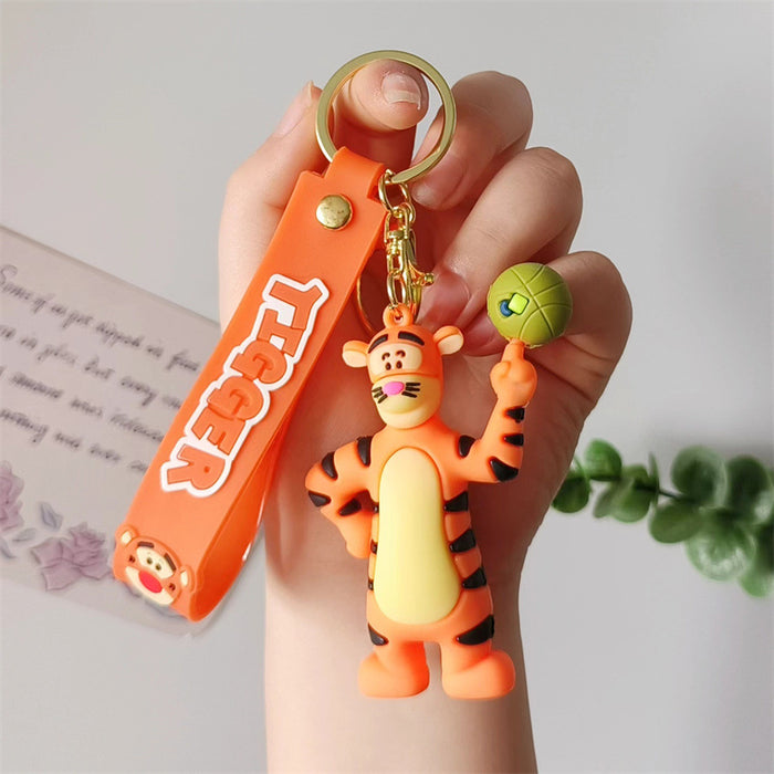 Wholesale Cartoon Silicone Doll Keychain JDC-KC-HaoXi006