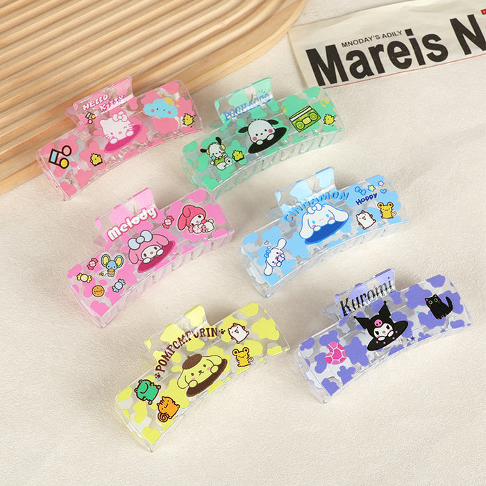Wholesale Cartoon Print Christmas Hair Clips