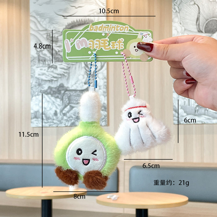 Wholesale Cute genuine racket, toy, sports toy, tennis, table tennis, billiards, badminton toy, bag, pendant