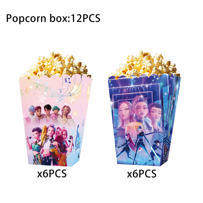 Wholesale KPOP themed party decorations candy boxes,  gift bags,  New Year' s gift decorations,  banners