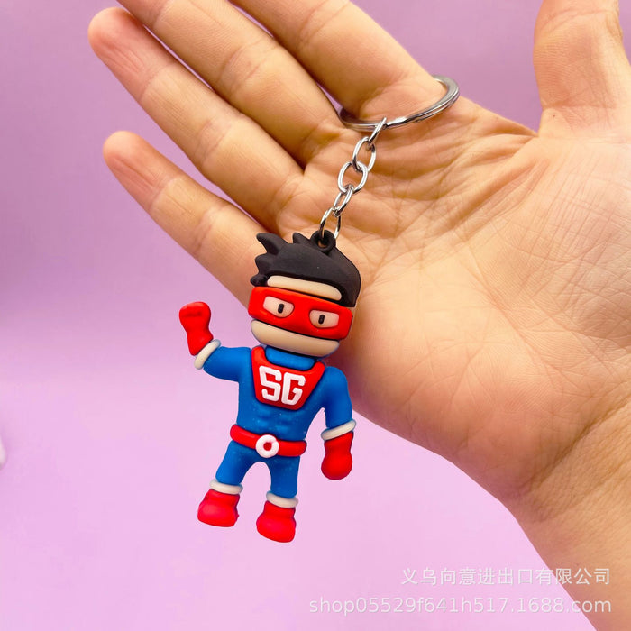 Wholesale PVC Cartoon Doll Keychain JDC-KC-XiangY052