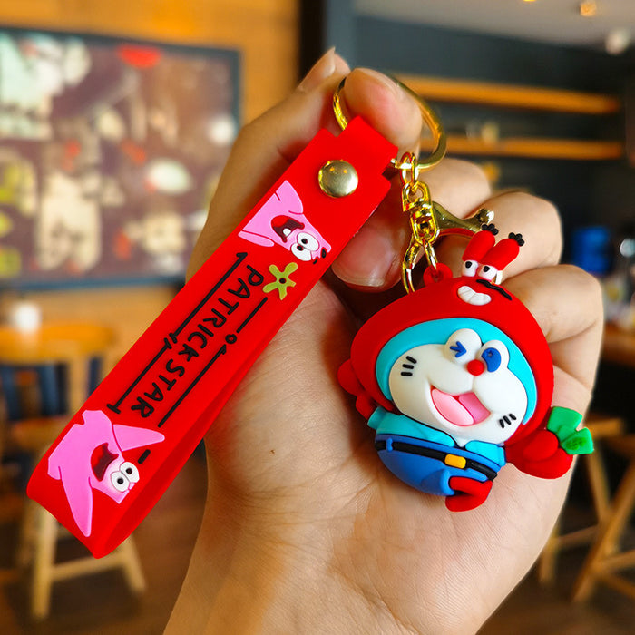 Wholesale Cartoon Doll Silicone Keychain JDC-KC-Tingm234