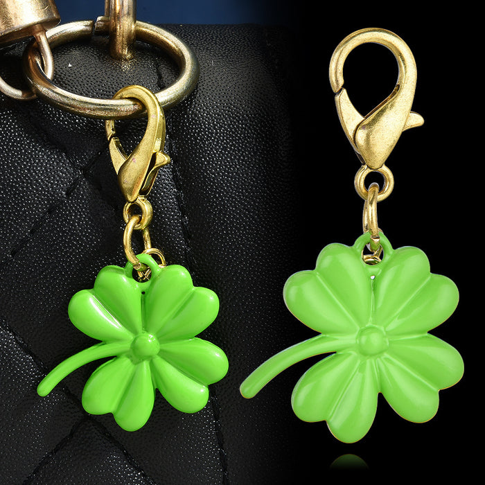 Wholesale Multi Style Dinosaur Clover Heart Animal Gold Alloy Keychain Pendant Fashion Jewelry Accessory