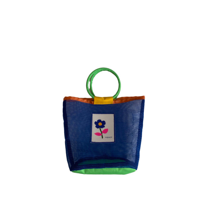 Wholesale New mesh handbag for children, hollowed out vacation photography beach bag