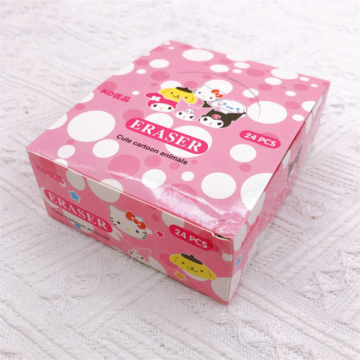 Wholesale 24pcs Cartoon Rubber Eraser JDC-ER-YaLL001