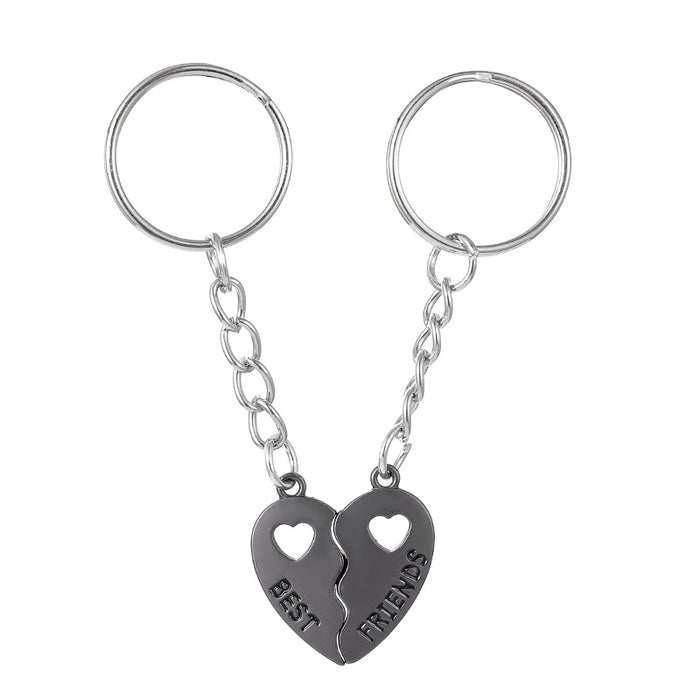 Wholesale Magnetic Heart Stainless Steel Keychain JDC-KC-JinZ008