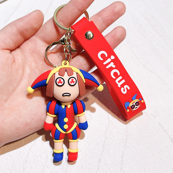 Wholesale Cartoon Doll PVC Keychain JDC-KC-Qiwei001