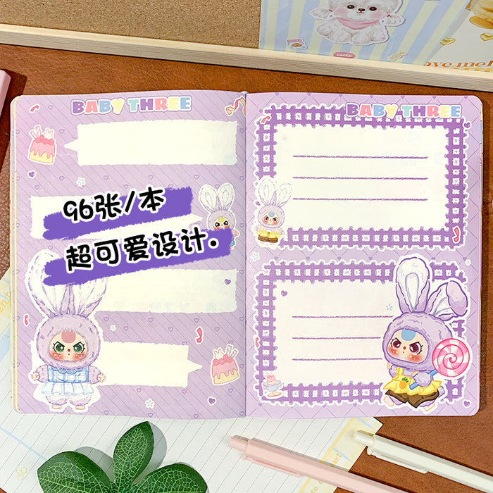 Wholesale 5pcs Mini Rabbit Coloring Pages Leather Cover Cute Notebook